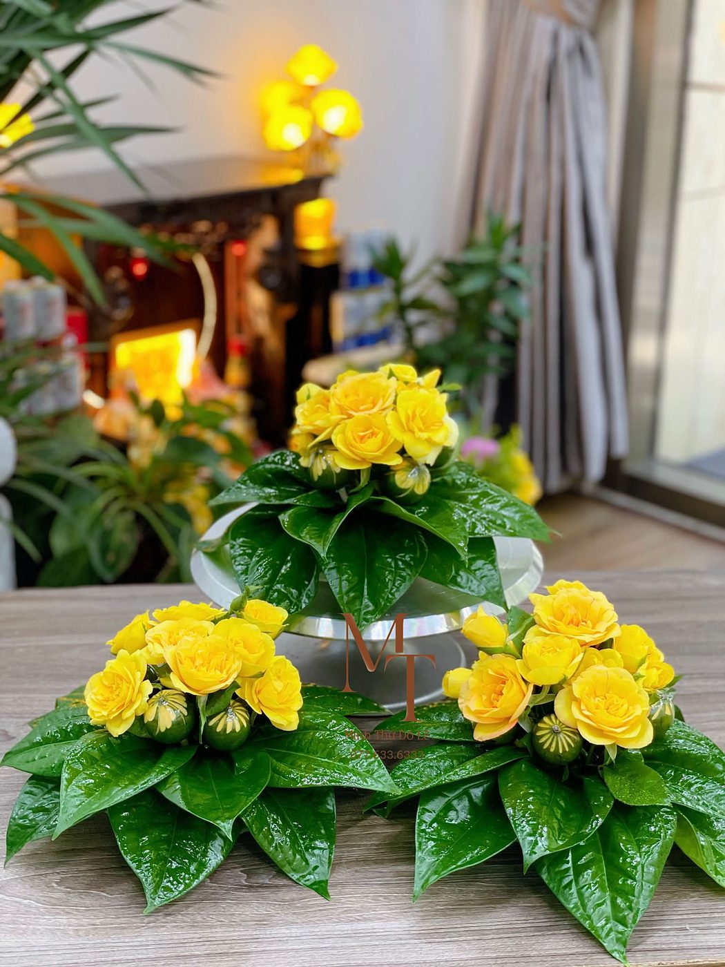 Set 3 lễ trầu cau hoa hồng – Minh Thư Đồ Lễ Đà Nẵng