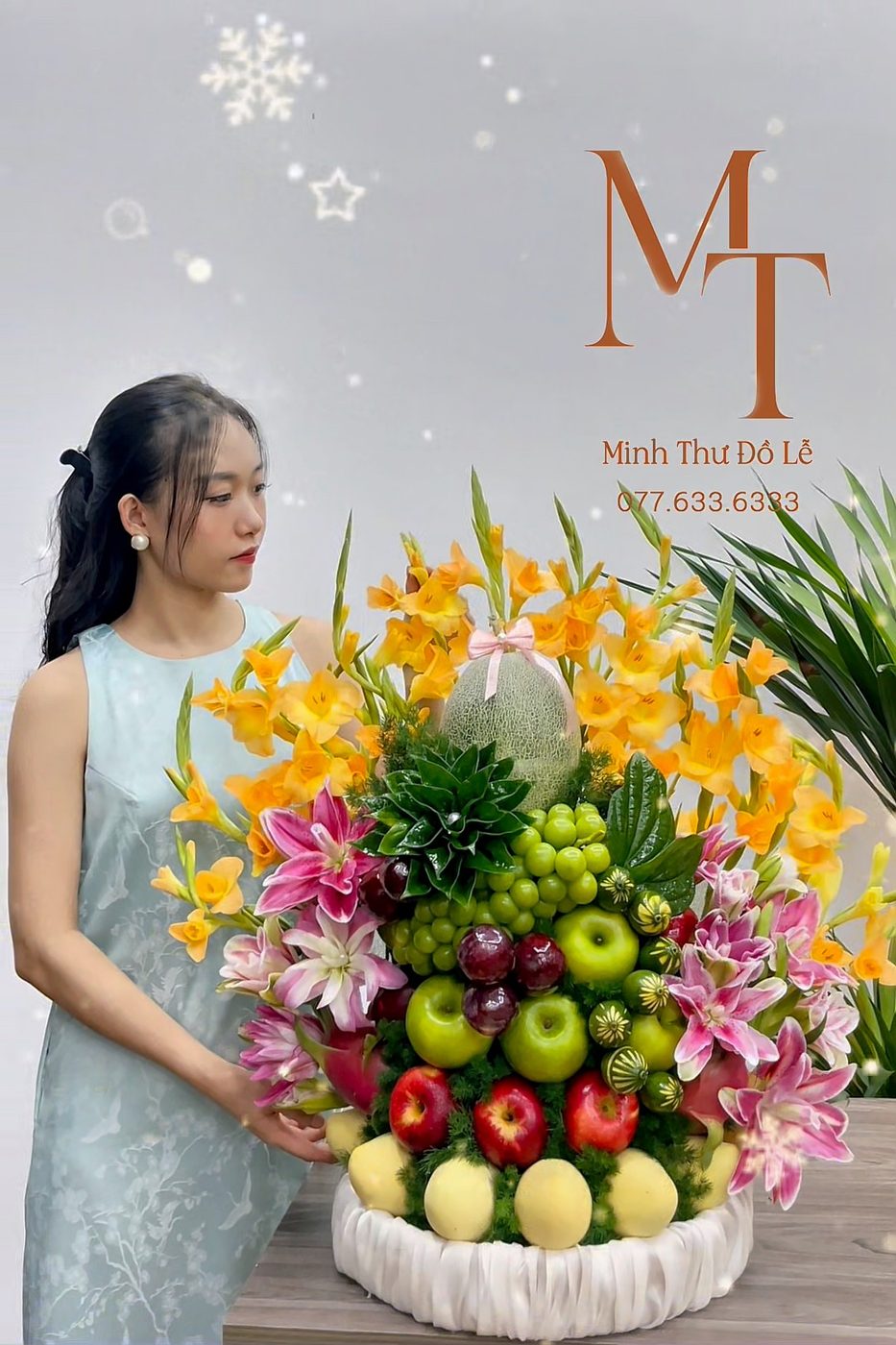 Mâm lễ khai trương cửa hàng – Minh Thư Đồ Lễ Đà Nẵng
