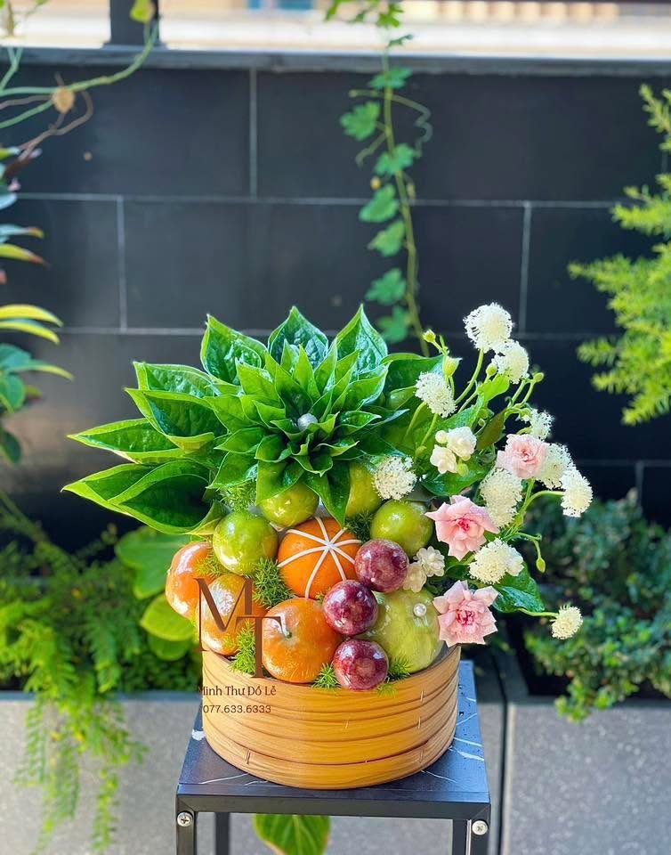 Lễ quả mix hoa – Minh Thư Đồ Lễ Đà Nẵng